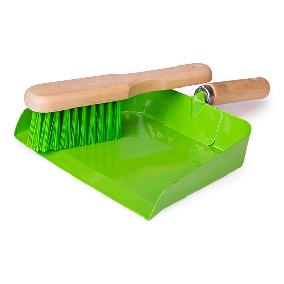 Bigjigs Toys Kehrschaufel mit Handfeger
