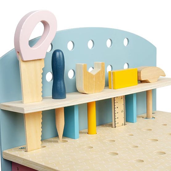 Bigjigs Toys Kinder-Werkbank mit Werkzeug