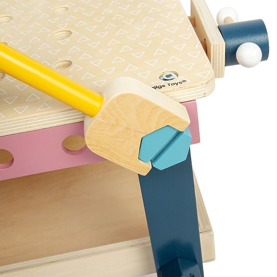 Bigjigs Toys Kinder-Werkbank mit Werkzeug