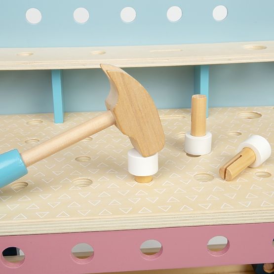 Bigjigs Toys Kinder-Werkbank mit Werkzeug