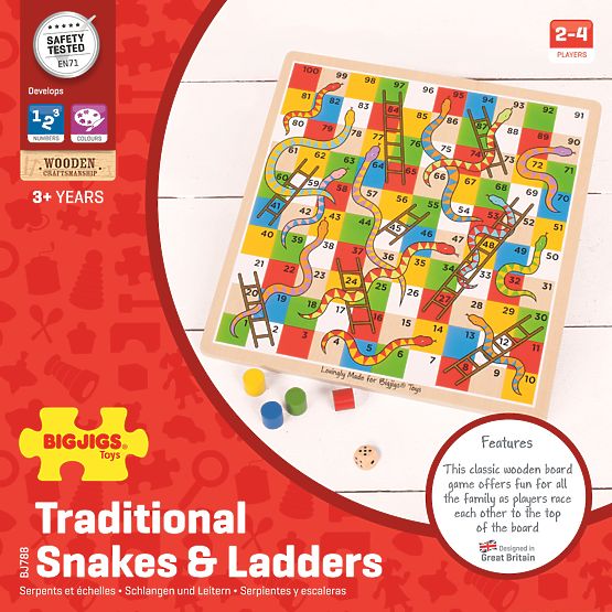 Bigjigs Toys Leitern und Schlangen 2