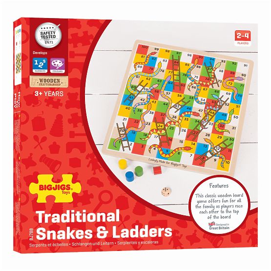 Bigjigs Toys Leitern und Schlangen 2
