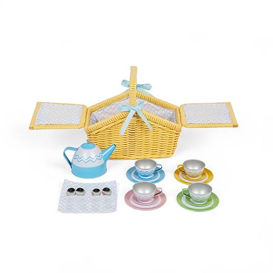 Bigjigs Toys Picknick-Set im Korb