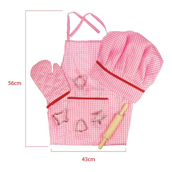 Bigjigs Toys Rosa Kochset