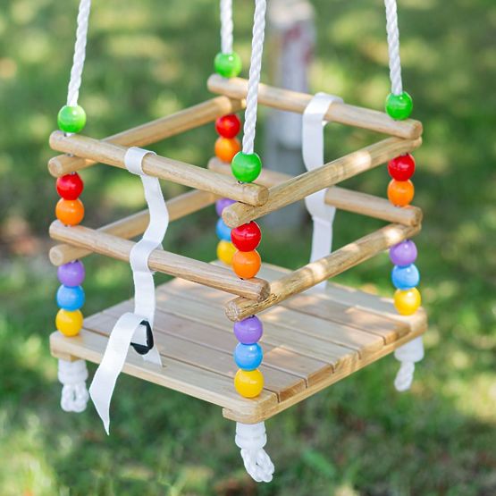 Bigjigs Toys Holzperlenschaukel