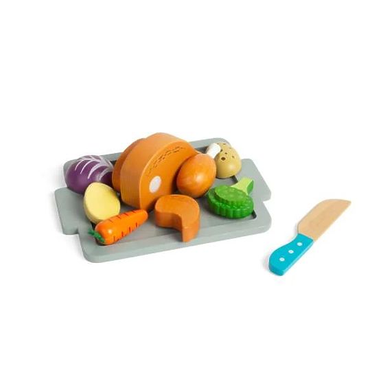 Bigjigs Toys Set Gebratenes Hähnchen mit Gemüse