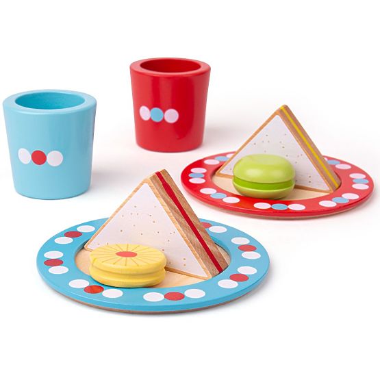 Bigjigs Toys Set Snack mit Punkten