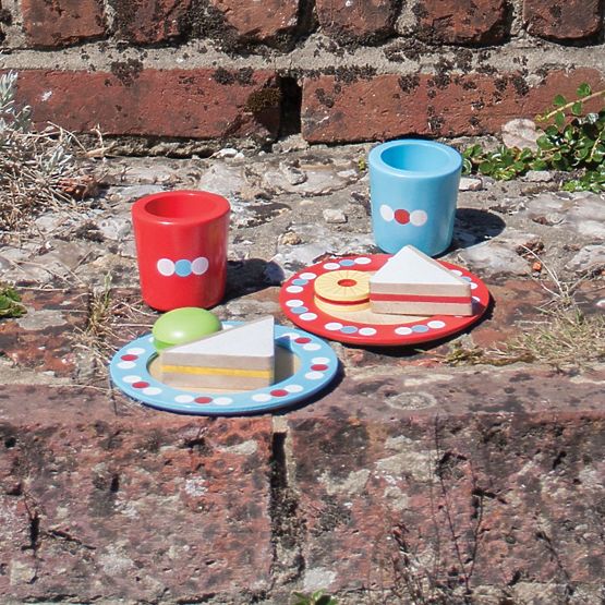 Bigjigs Toys Set Snack mit Punkten