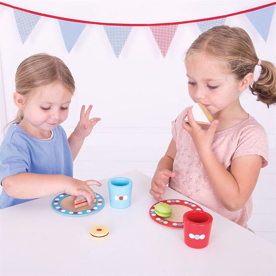 Bigjigs Toys Set Snack mit Punkten