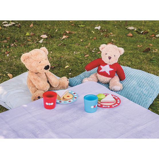 Bigjigs Toys Set Snack mit Punkten