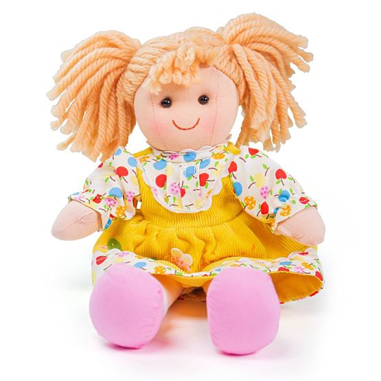Bigjigs Toys Stoffpuppe Daisy 28 cm