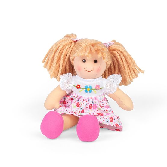 Bigjigs Toys Stoffpuppe Georgia - klein 25 cm