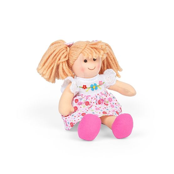 Bigjigs Toys Stoffpuppe Georgia - klein 25 cm