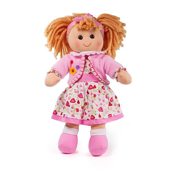 Bigjigs Toys Stoffpuppe Kelly 34 cm