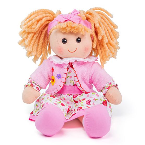 Bigjigs Toys Stoffpuppe Kelly 34 cm