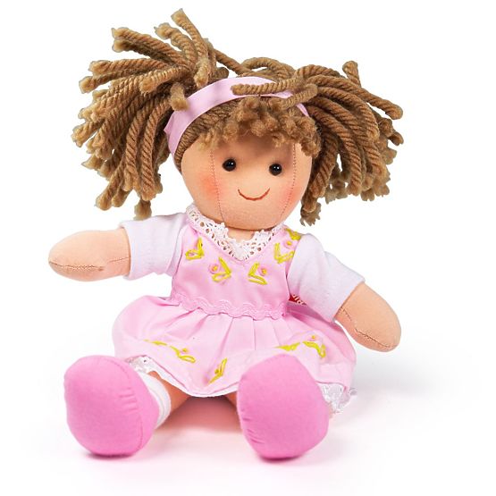 Bigjigs Toys Stoffpuppe Rose 28 cm