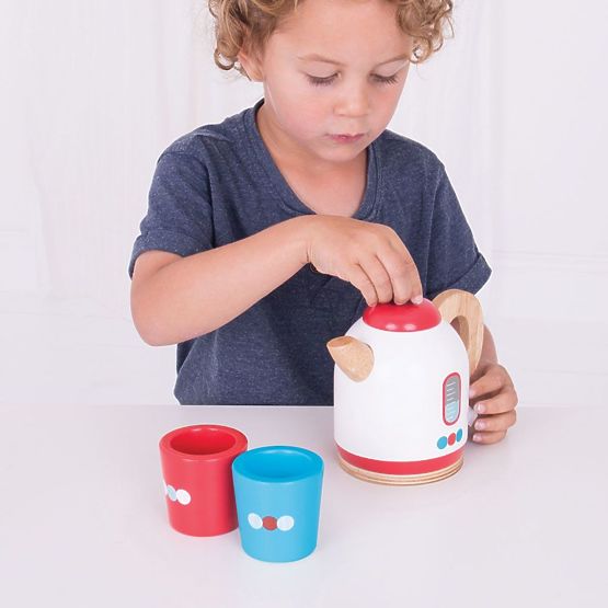 Bigjigs Toys Teekanne aus Holz