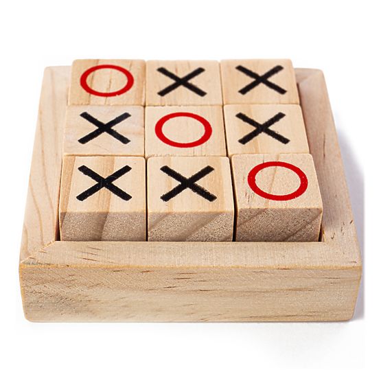 Bigjigs Toys Tic-Tac-Toe-Blöcke aus Holz