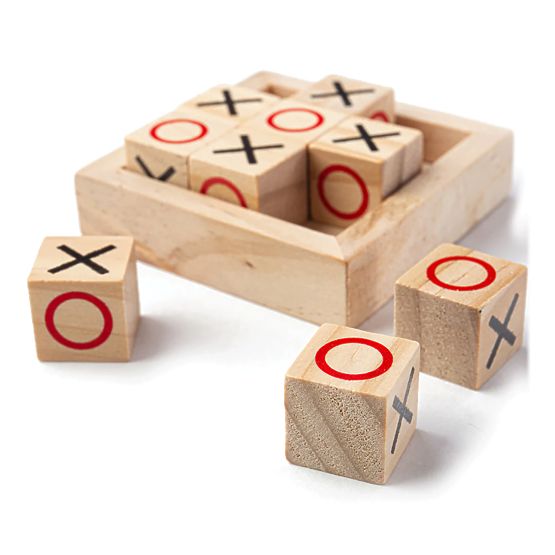 Bigjigs Toys Tic-Tac-Toe-Blöcke aus Holz