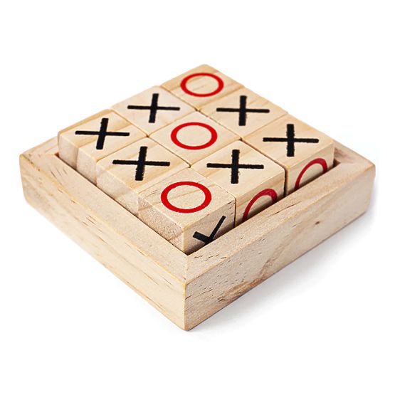 Bigjigs Toys Tic-Tac-Toe-Blöcke aus Holz