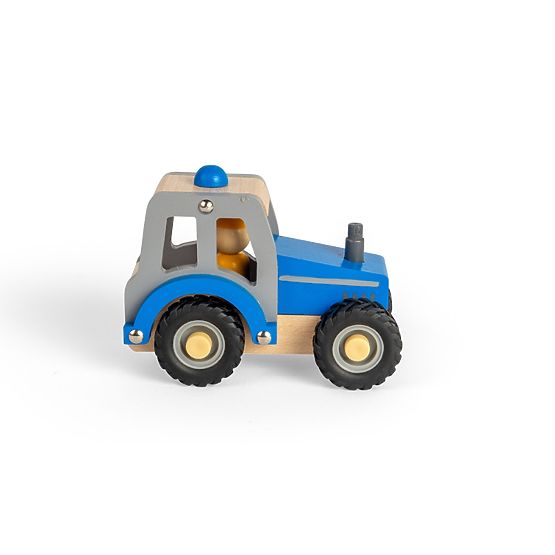 Bigjigs Toys Blauer Traktor