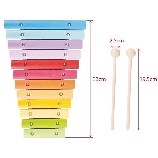 Bigjigs Toys Xylophon aus Holz