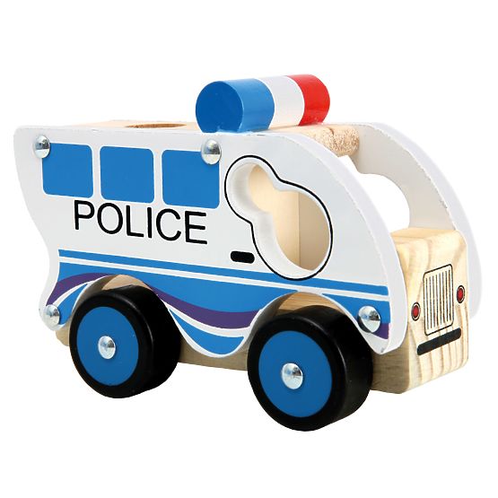 Bino Holz Polizeiauto