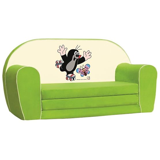 Bino Mini sofa Maulwurf, green