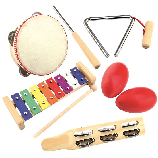 Bino Set mit Musikinstrumenten