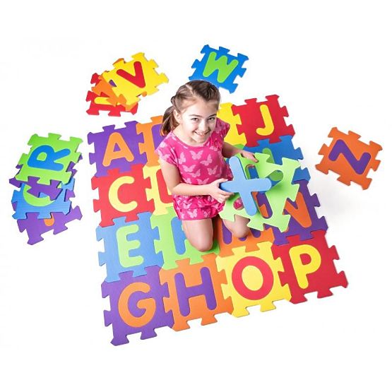 Bodenmatte Puzzle Boden Alphabet