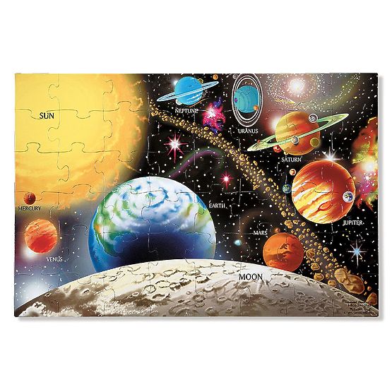 Bodenpuzzle Sonnensystem 48 Teile