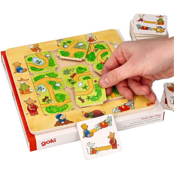 Brettspiel Finde den Weg