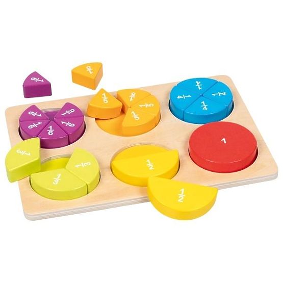 Bruchrechnen lernen Goki Puzzle zum Erlernen des Rechnens