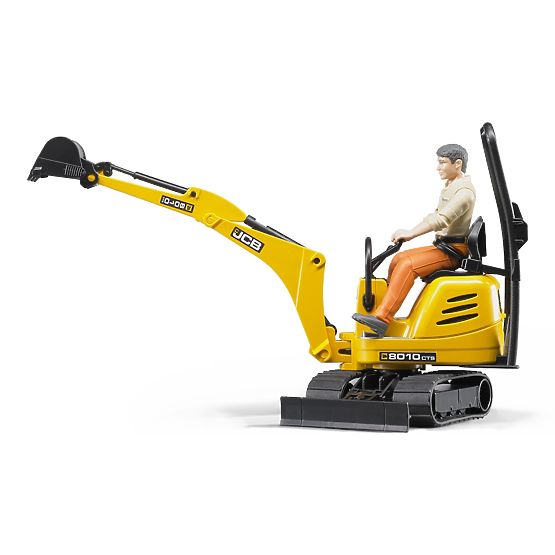 Bruder BWORLD Mikrobagger JCB mit Figur