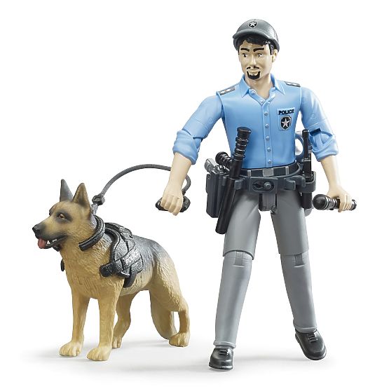 Bruder BWORLD Polizist mit Hund