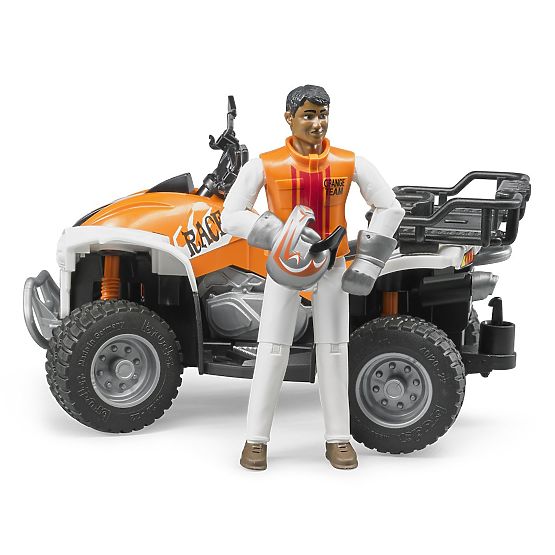 Bruder BWORLD Quad mit Fahrer