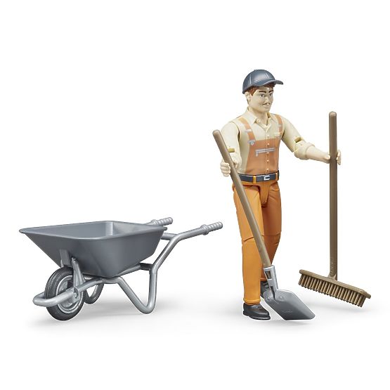 Bruder BWORLD Set Kommunal mit Figur
