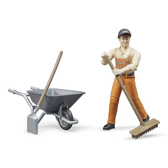 Bruder BWORLD Set Kommunal mit Figur