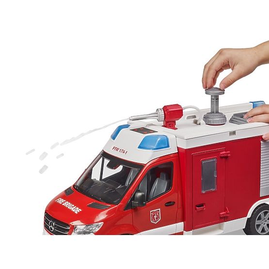 Bruder Feuerwehrfahrzeug MB Sprinter mit Licht- und Soundmodul