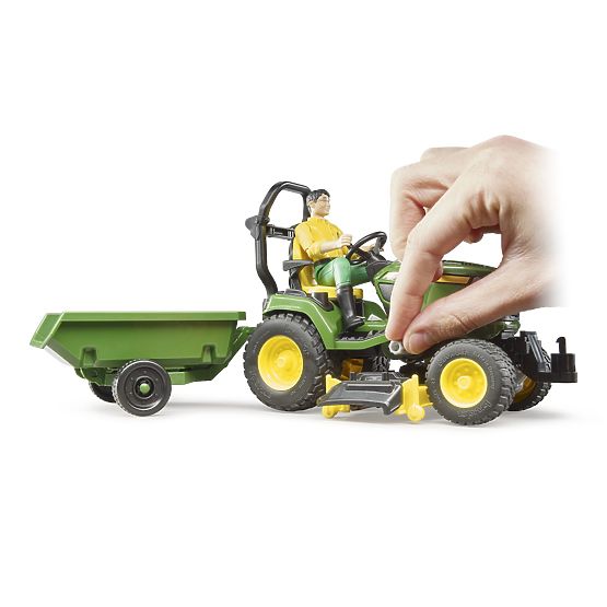 Bruder Gartentraktor John Deere X949 mit Gärtner