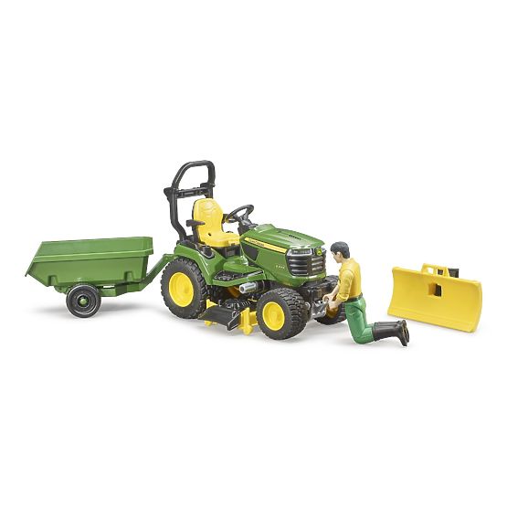 Bruder Gartentraktor John Deere X949 mit Gärtner