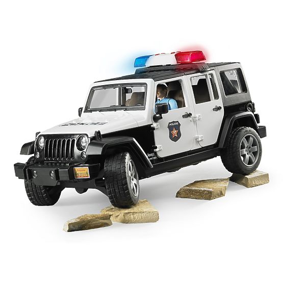 Bruder Jeep Wrangler Rubicon Polizei