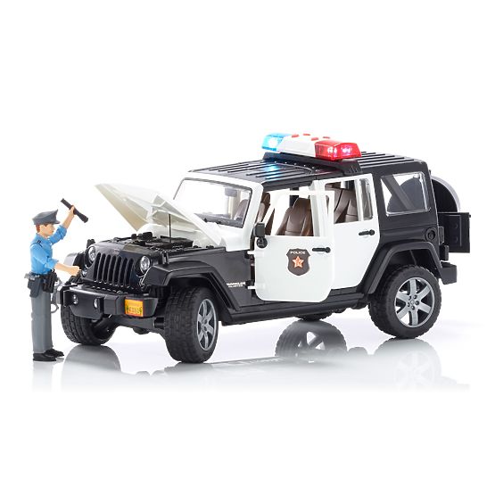 Bruder Jeep Wrangler Rubicon Polizei