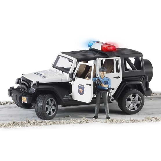 Bruder Jeep Wrangler Rubicon Polizei