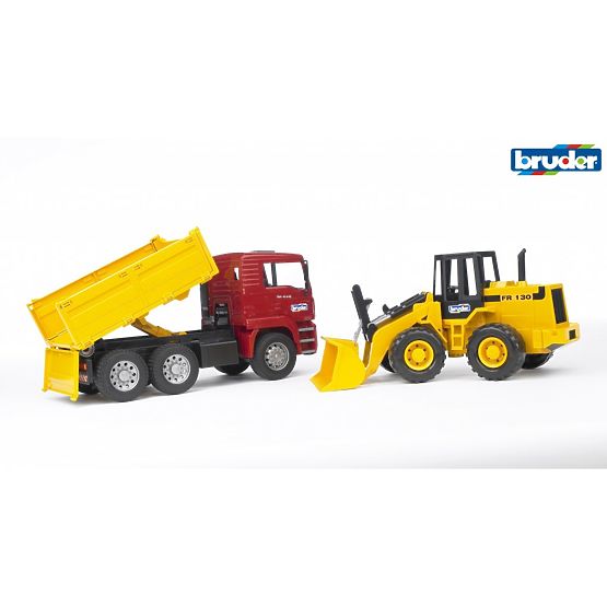 Bruder LKW MAN und Frontlader