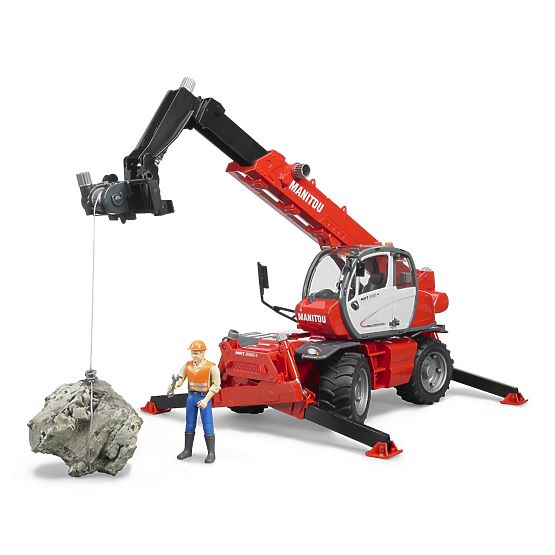 Bruder Manitou MRT 2150 Teleskoplader mit Zubehör