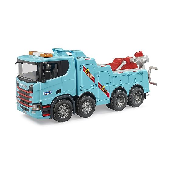 Bruder Scania Super 560R Abschlepp- und Bergungsfahrzeug mit Licht und Sound