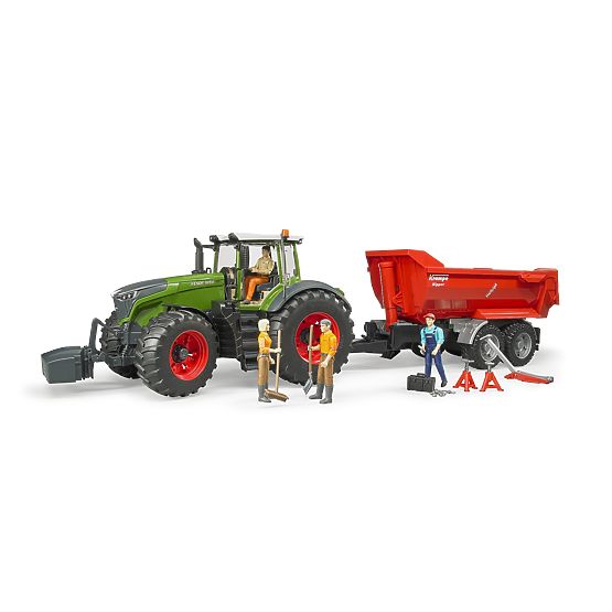 Bruder Traktor Fendt 1050 Vario mit Mechaniker und Werkstattwerkzeug 1:16
