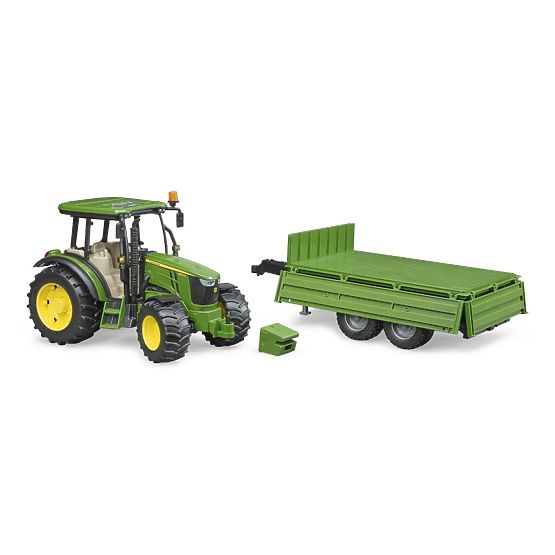 Bruder Traktor John Deere mit Anhänger
