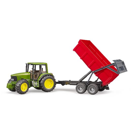 Bruder Traktor John Deere und Kippanhänger